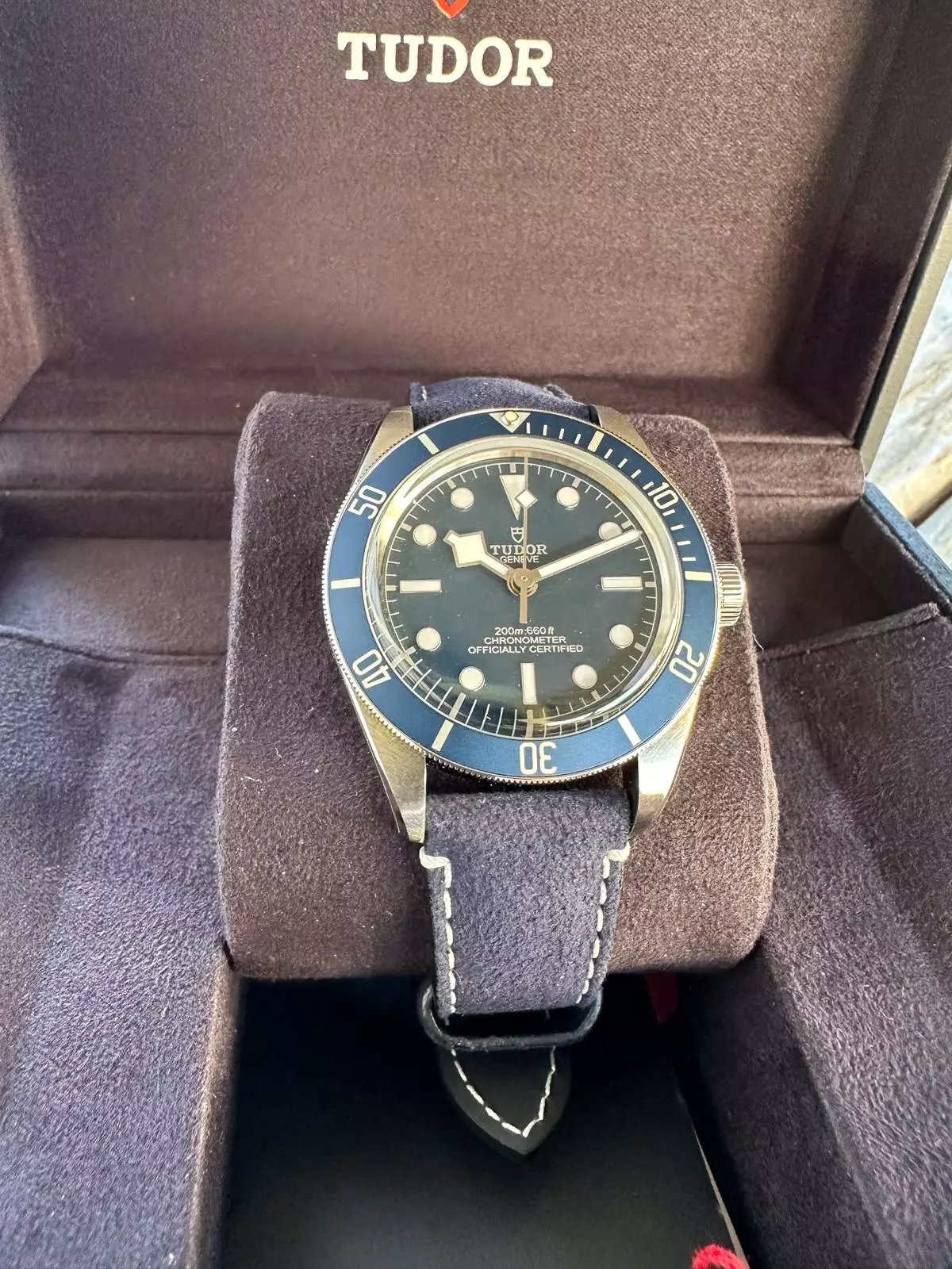 NEW Tudor Black Bay Fifty-Eight Automatic 39MM Steel Blue Dial & Strap M79030B
