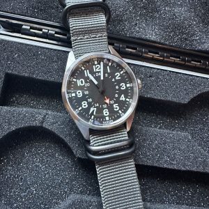 NEW Sangin Instruments BRUSHED Overlord GMT 40mm field MILITARY watch-5